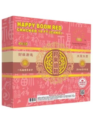 18 FT - (RED,GOLD,PINK) CRACKER