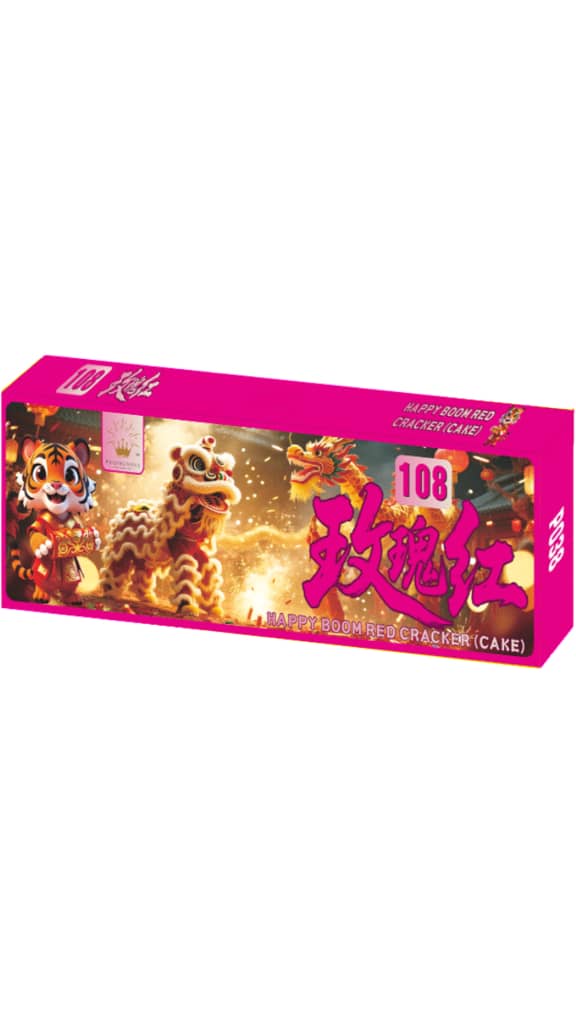 108FT - ROSE PINK CRACKER