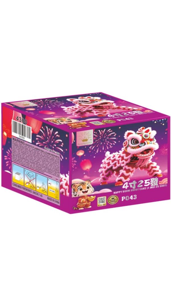 4" 25 - SHOT CAKE (MY)-COLOR BOX